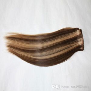 CE-zertifiziertes brasilianisches reines Haar, gerade Welle, 4 Bündel, doppelte Tressen, gemischt, P4, 27 Echthaarverlängerungen, 1426 Zoll, kostenloser DHL