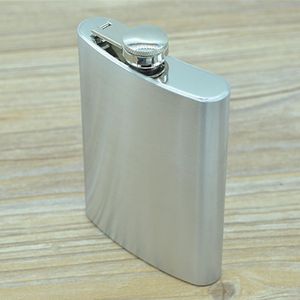 6oz Stainless Steel Hip Flask camping Portable Outdoor Flagon Whisky Stoup Wine Pot Alcohol Bottles Hip Flasks drop ship