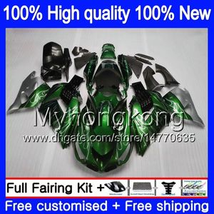 川崎ZX-14R ZZR1400 ZX 14R ZZR-1400 25MY.42 ZX14R 12 13 14 15 16 17 2012 2014 2015 2015 2017 2017 2016 2017 OEMシルバーフレームフェアリング