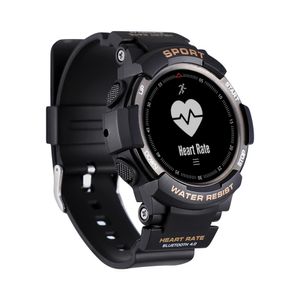 F6スマートウォッチIP68防水Bluetooth 4.0ダイナミック心拍数モニタースマートな腕時計のためのスマートな腕時計iPhoneスマートフォンの腕時計