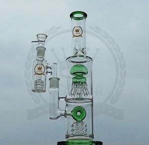 DAB Rig Shisha Glass Bong Wasserrohre Dicke 7mm Aschefänger Reifen Perc Bongs Kopftes Rohr