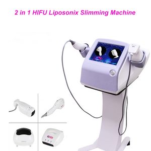 Il più nuovo 2 in 1 HIFU Face lifting Rimozione delle rughe Super Ultrasound Skin Tightening and Rejuvenation Beauty Machine