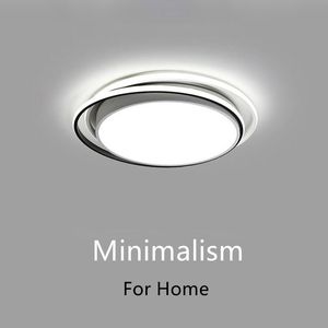 Minimalist Black White Chandeliers For Living Room Bedroom Indoor Lighting Lustres Modern Led Chandelier Ceiling Lamp Fixtures - I83