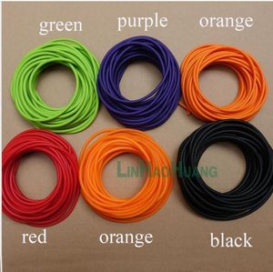 Yarn M Size Orange black red green Natural Rubber Band Latex Tube Pull Rope The Tubes Tourniquet Elastic