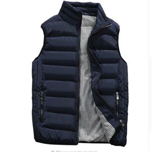 VEST MEN NYA STYLIGA 2019 Hösten Vinter Varm ärmlös jacka Armé Waistcoat Men's Vest Fashion Casual Coats Colete Masculino