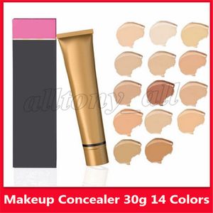 Hot Makeup Base Make Up Cover Extreme Covering Liquid Foundation Hypoallergenic Waterproof 30g Skin Concealer 14 Färger i lager