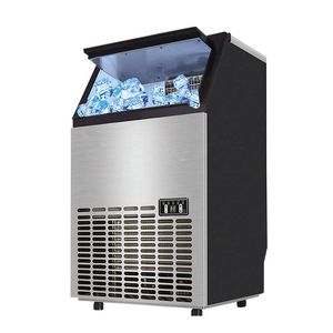 Praça Elétrica Qihang_top 220W Automatic Forma Ice Maker Commercial Bloco Cubo de gelo que faz a máquina Para Bar Coffee Shop 55 kg / 24H