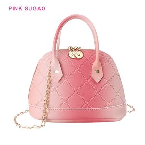 Pink Sugao women shoulder bag designer handbag luxury tote bags mini crossbody bag fashion shell bags new styles chain bag factory wholesale