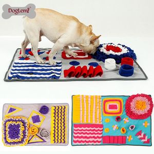 Dog Puzzle Toys Interactive Pet Food Dispenser Toy Slow Feeding Food Mat Training Foraging Sniffing mat snuffelmat feeder pad GD195