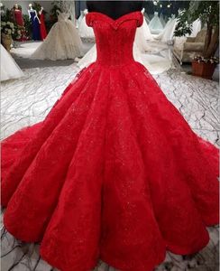 Red V-Neck Suknia Balowa Prom Dresses Court Train Lace Up Powrót Aplikacje Zroszony Wysokiej Jakości Formalne Suknie Wieczorowe Suknie Szaty De Novia
