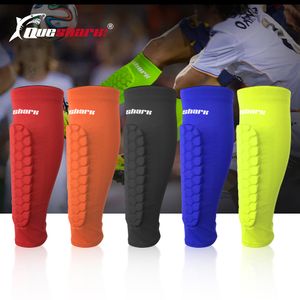 1 PC Dorosłych Nastolatek Koszykówka Futbol Shin Guards Soccer Honeycomb Anti-Crash Neg Sleeves Clocard Training Training Leg Ochrona