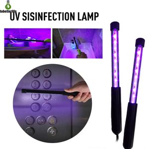 Portable UV Disinfection Stick USB Charging UVC 3W 5W Lamp Germs Killer Household Sterilizer Germicidal Light