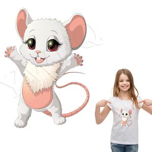 Animal Patches Heat Transfer DIY Iron-on Transfers Parches For Clothing Washable Stickers Forest Cartoon Animal Parches