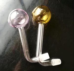 Kolor Big Bubble Pot Glass Bongs Akcesoria, Rury do palenia szklane Kolorowe mini wielo- kolory Rury ręczne Najlepsza łyżka szklana rura