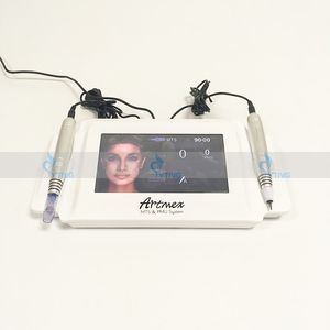 Digital Permanent Make-up Maschine Artmex V8 Augenbraue Lip Eyeline Tatoo Pen-Set MTS PMU System 2 in 1 Professionelle Rotary Dermapen Hautpflege