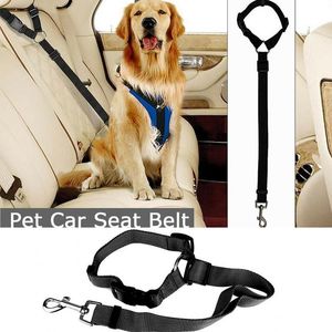 Fascia di fissaggio per gatti Cintura di sicurezza per auto per animali domestici Corda per cani da passeggio regolabile Cintura per animali da corsa sicura da viaggio