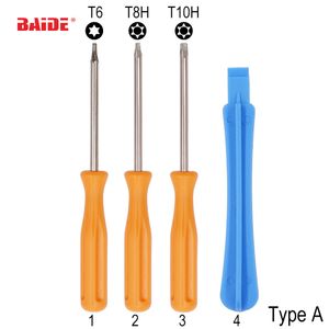 Sicherheitsschraubendreher für Xbox 360/ PS3/PS4, manipulationssicheres Loch, Reparatur- und Öffnungswerkzeug, Schraubendreher Torx T6, T8, T10