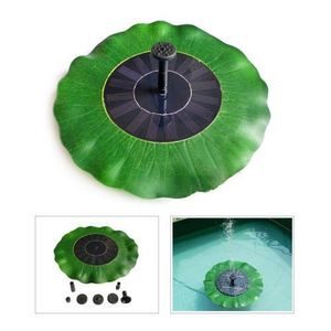 Solar Water Pump Floating Waterpomp Panel Kit Fountain Pool Pump Lotus Leaf Floating Pond Watering Submersible Garden Water Pump DBC BH2916