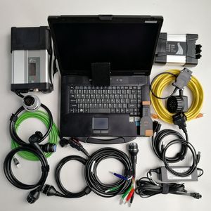 Profesjonalne automatyczne narzędzia diagnostyczne dla BMW ICOM Next MB Star C5 SD Connect 5 Wi-Fi Compact 4 1 TB SSD Najnowsze S/Ont-Ware Użyte Laptop CF52 Twarde do pracy