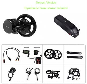 UE USA Nessuna tassa BBS02B BBS02 Kit motore elettrico per auto centrale Bafang 48V 750W con batteria ebike 52V 13AH 17,5Ah Li sion Sam sung