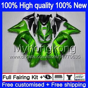 Bodys for Kawasaki 650R ER6 F 650 R ER-6F 2006 2007 2008 204MY.40 ER 6 F 650R-ER6F ER6F 06 08 ER 6F 06 07 08 Fulino verde claro completo