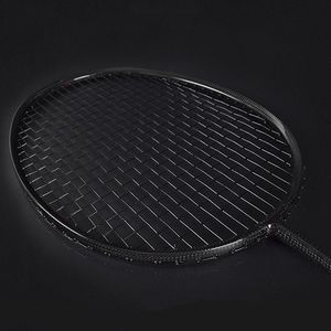 Профессиональный полный углеродистый Weave Ultlegright Badminton Racket со струнными мешками Raqueta Z Speed ​​Force Rackets 22-32lbs