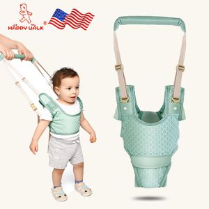 Bebê Walker criança que anda Assistant Handheld Stand Up and Walking Aprendizagem cinto de segurança Crianças respirável Walking Arreios para 6-36Months bebê