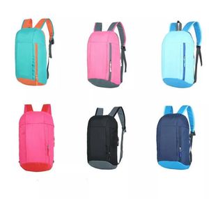 Dhl50pcs Backpack Bag unissex Casual Polyester dobrável bolsa escolar 11 COLORES