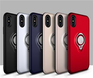 iPhone11 Pro Max XR 8プラス6Sギャラクシーノート10 PC TPUハイブリッド耐衝撃磁石シェルの戦争ウルフリング磁気装甲携帯電話ケース