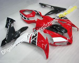 ABS Schwarz Rot Weiß Body kit Für Yamaha YZF R1 2004 2005 2006 YZF1000 YZF-R1 Motorrad Verkleidung Armaturen (spritzguss)
