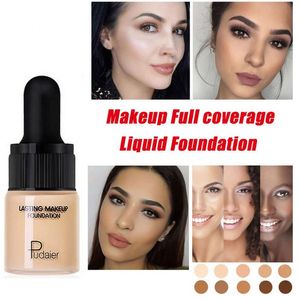 Pudaier Full Cover 40 Colors Liquid Concealer Makeup 5ml Eye Dark Circles Cream Face Corrector Waterproof Make Up Base Cosmetic 100pcs/lot