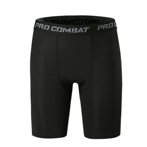 4 Colors Mens Compression Pants for Summer Knee Length Pro Combat Pants Gym Shorts Exercise Active Jogging Pants Running Jogger