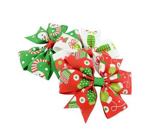 Christmas children's ornaments bow hair clip children's headdress 12 styles for choose Can be customized FP18