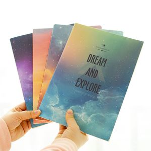 Notepads Fantastic Galaxy Star Sky B5 Notebook Diary Book Exercise Composition Notepad Escolar Papelaria Gift Stationery For Girl