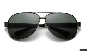 All'ingrosso-Modo Attivo occhiali da sole vintage donne degli uomini del progettista di marca Gunmetal Banda Telaio Occhiali da sole 16a 3386 con il caso