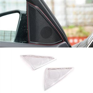 Car Styling Tweeter Loudspeakers Frame Decoration Decal For Mercedes Benz W212 E Class 2012-2015 Audio Speaker Trim Stickers