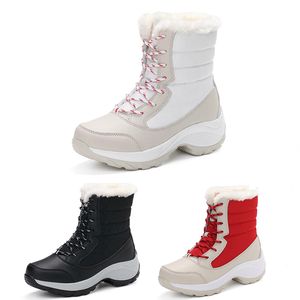 2020 Теплый Мед Plaform сапоги Мода осень зима женщин снег Boots Высокий Топ женщин Дизайнерские Повседневная обувь Комфортная