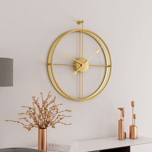 Duży krótki styl europejski cicha zegar ścienny nowoczesny design do biura domowego dekoracyjne wiszące ściany zegarki zegary gorący prezent