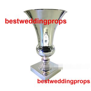 Nowy styl Dekoracyjny Luksusowy Złoto I Sliver Wedding Metal Stół Centerpiece BEST01011