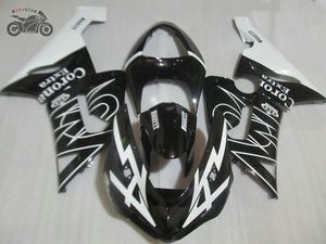 Zestaw do mikrierków motocyklowych dla Kawasaki Ninja ZX6R ZX636 05 06 ZX-6R 2005 2006 Black Corona Nadwozie Road Sport Set