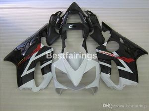 Spritzguss-Vollverkleidungsset für Honda CBR600 F4i 01 02 03, weiß-schwarzes Verkleidungsset CBR600F4i 2001 2002 2003 HW37