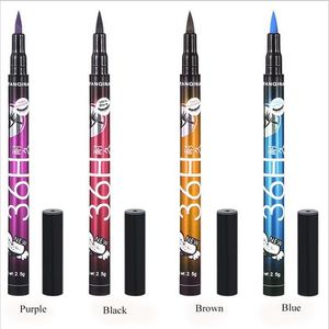 Beauty Waterproof Long Lasting Eyeliner 4 Colors Liquid Eye Liner Pen Pencil Eye Makeup Cosmetic Tool Delineador De Ojos Resistente Al Agua De Larga Duracion