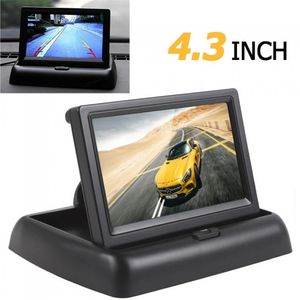 Freeshipping CAR HORIZON 4.3 Inch TFT LCD HD 480 x 272 Resolution Car Rearview Reverse Car Monitor For Parking with 2-Channel Video Input