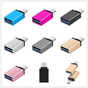 Adapter typu C OTG Mężczyzna do żeńskiego Adaptera Kontwertera USB 3.0 dla Smartfony Samsung Huawei Xiaomi