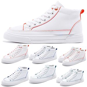 Günstiger Verkauf Damen Canvas Plat Schuhe Triple Weiß Rot Grün Blau Stoff Bequeme Trainer Designer Sneakers 35-40