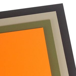Kydex ark för DIY knivskede taktiska hölster taktiska tillbehör 1,5 mm svart khaki armé grön orange