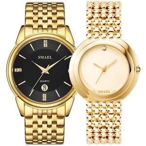 orologi classici di lusso SET per coppia orologio da polso casual impermeabile da donna Elegante 9026 1885M Quarzo digitale cloc257l