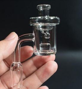 DHL 25mm XL XXL Flat Top Quartz Banger Reactor Core Nail Set with UFO Carb Cap Quatz Nail for Bongs Dab Oil Rigs