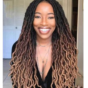 Acheter Dreadlocks Doux Crochet Tresses Coiffure Ombre Couleur Synthetique Faux Locs Tressage Extensions De Cheveux Pour Les Femmes Faux Locs Cheveux Crochet De 7 04 Du Shanghair Fr Dhgate Com