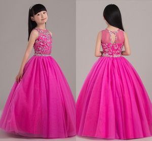 Custom Made Princess Dress Girls Dresses Costumes Children Piano Host Wedding Flower Girl Birthday Dress Catwalk Show HY1143